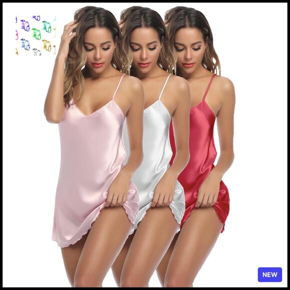 Satin Slip Dress Elegant Minimal Chic Evening Party Wear Adjustable Straps